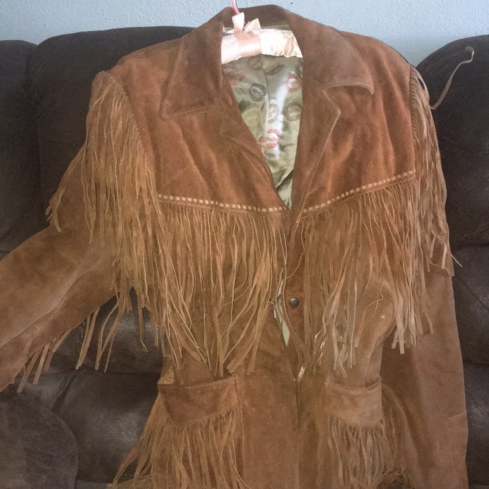 Vintage unisex leather coat - Picture 4 of 6